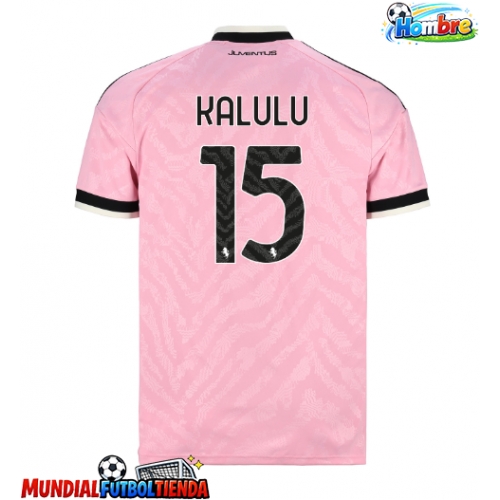 Camiseta Juventus Pierre Kalulu #15 Segunda Equipación Replica 2026-27 mangas cortas